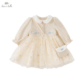 Girl Lace Mesh Princess Dress – Spring Sweet Outfit
